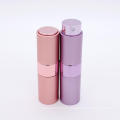 wholesale high quality fancy luxury twist up 15ml aluminum refillable perfume atomizer